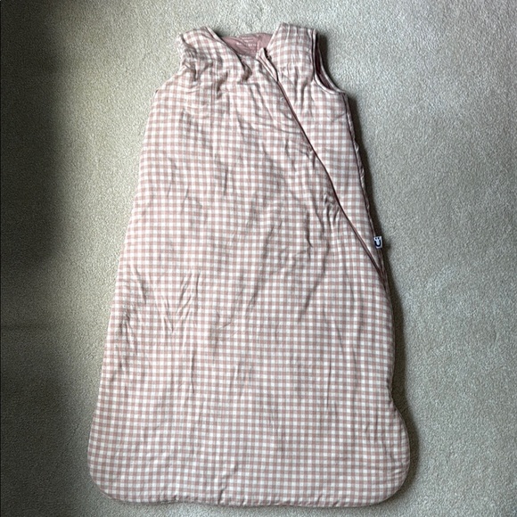 Gunamuna Pink Gingham Sleep sack 2.5 tog 18-24 months similar to Kyte Baby - Picture 2 of 4